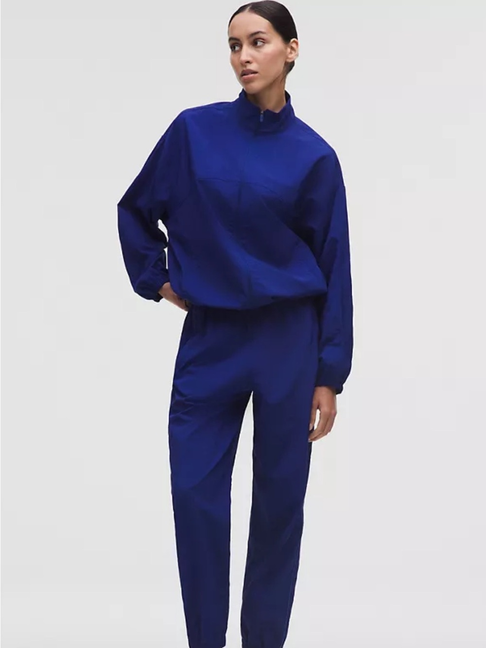 lululemon athletica Deep Sea Blue License to Train Woven Mid-Rise Jogger